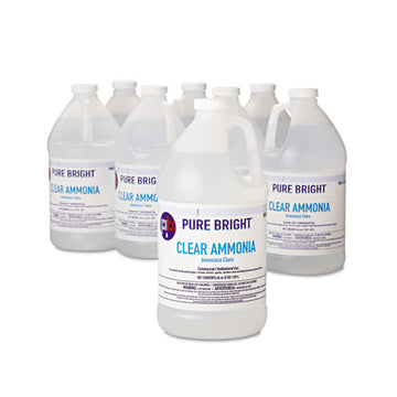 Pure Bright® Clear Ammonia, 64 Oz Bottle, 8-carton freeshipping - TVN Wholesale